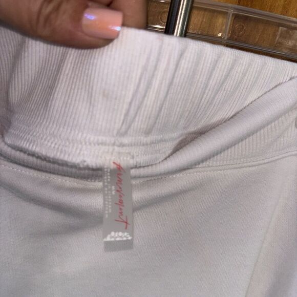 Free People Movement Street Style Two Piece Set White M New Cotton Blend Pockets - Picture 10 of 16